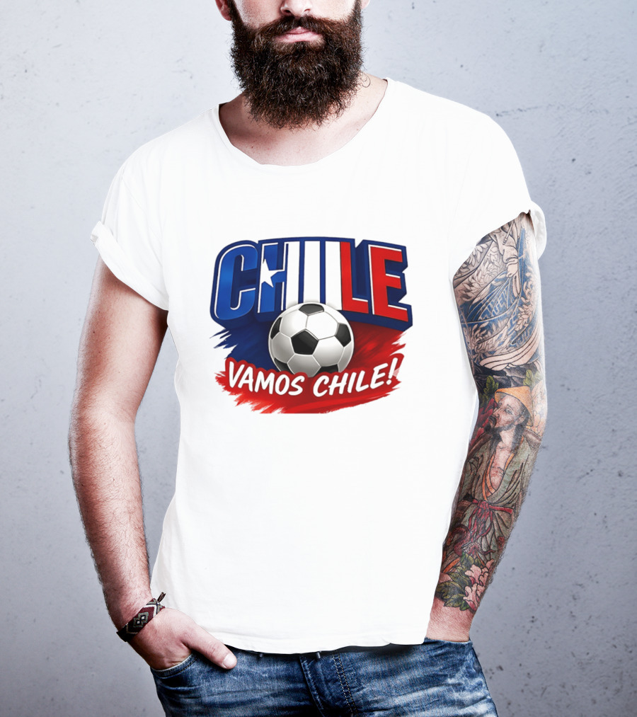 Chile Vamos Chile Soccer Enthusiast Spirit T-Shirt