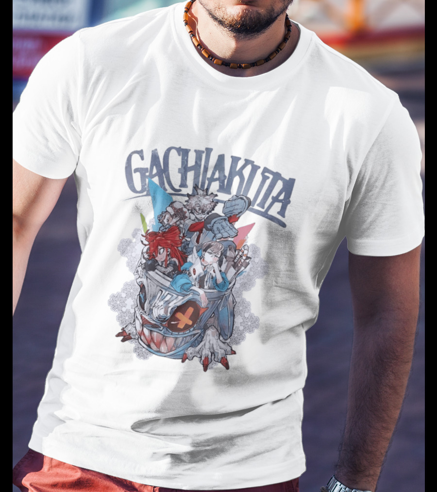 Gachiakuta Manga Characters In Trash Can T-Shirt