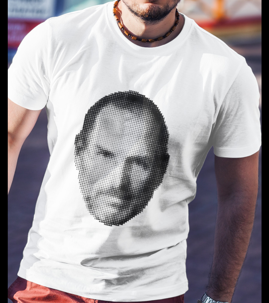 Thinking Differently Steve Jobs Portrait Dot Matrix T-Shirt