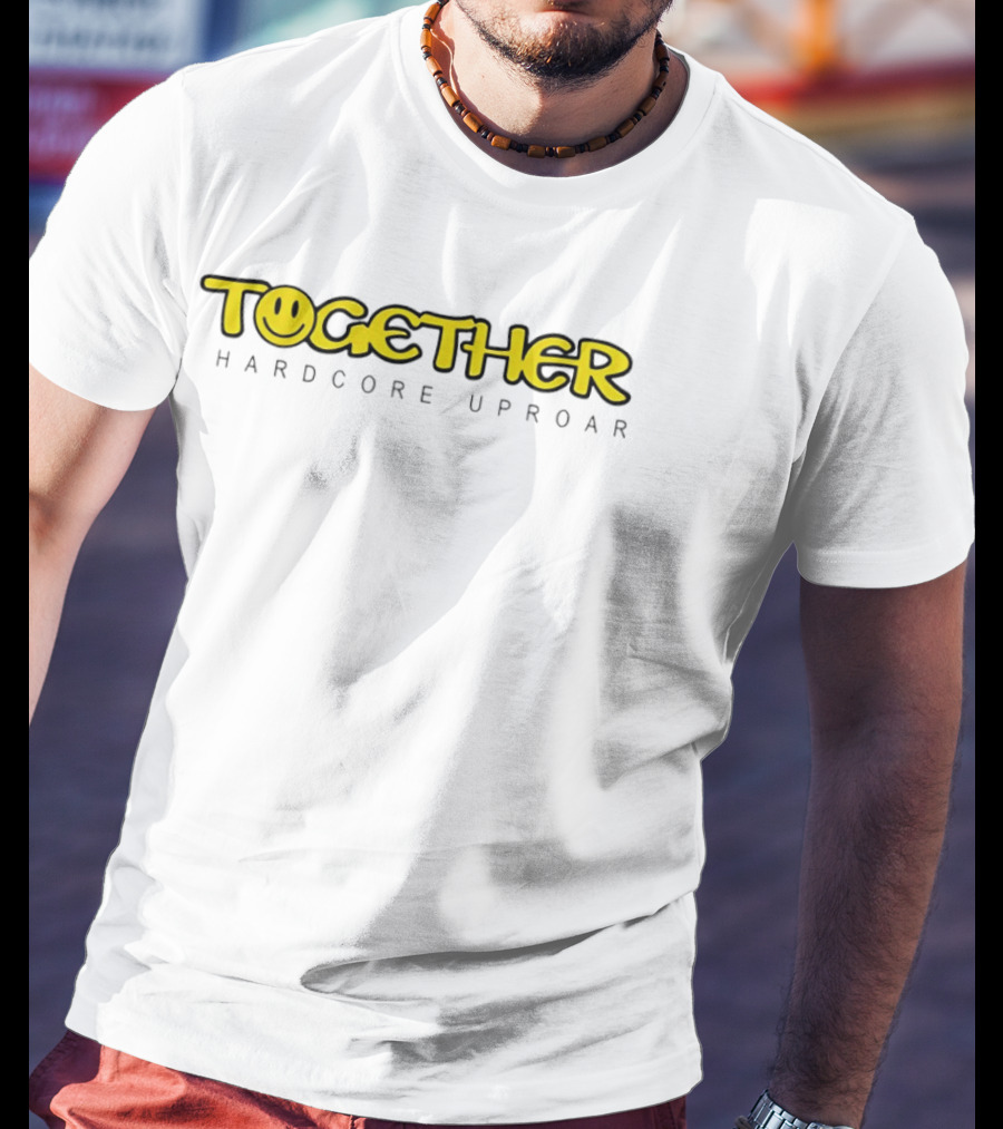 TOGETHER Hardcore Uproar Smiley Face T-Shirt