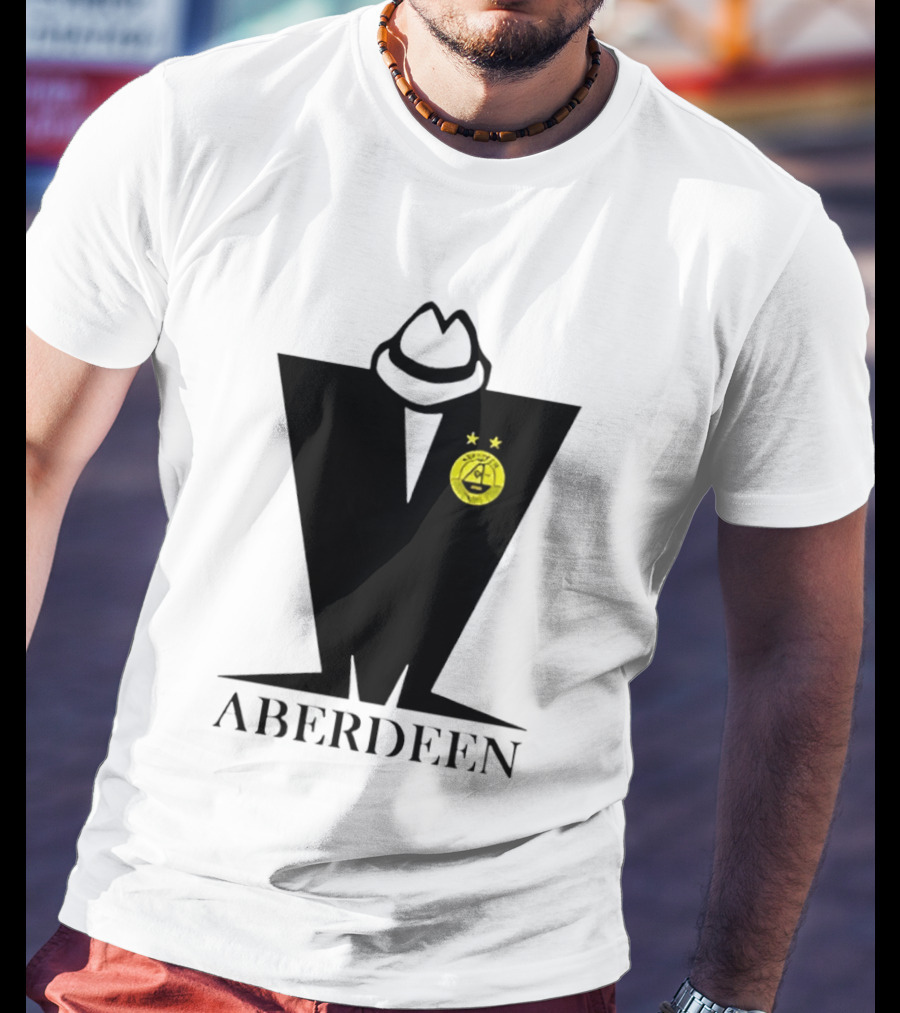 Nutty M Aberdeen FC Football Badge Fedora T-Shirt