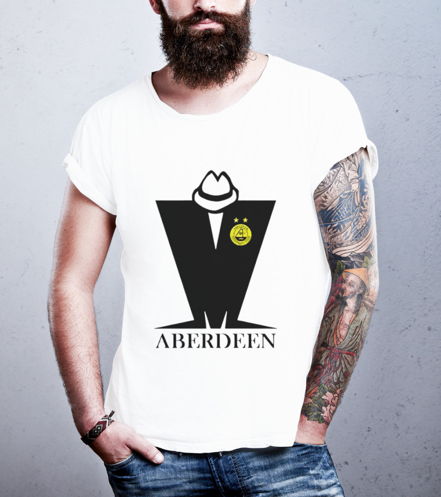 Nutty M Aberdeen FC Football Badge Fedora T-Shirt
