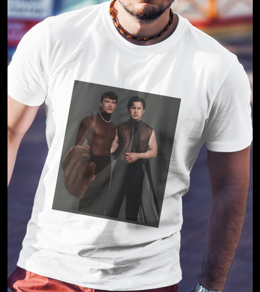 Ilya Rozanov Connor Storrie Oscars Heated Rivalry Fashion Moment T-Shirt