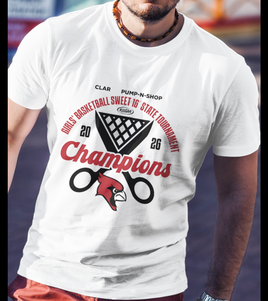 Clark's Pump N Shop 2026 KHSAA Girls Basketball Sweet 16 State Tournament Champions T-Shirt