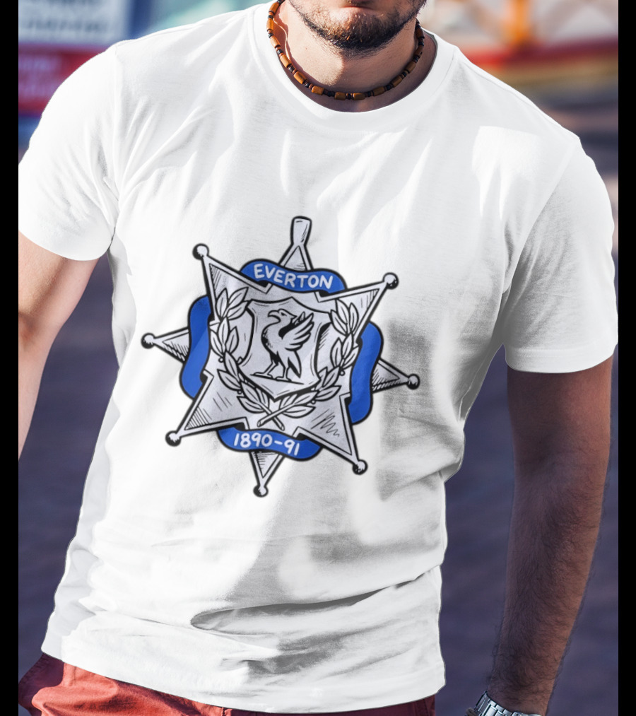 Everton FC 1890 91 Liver Bird T-Shirt