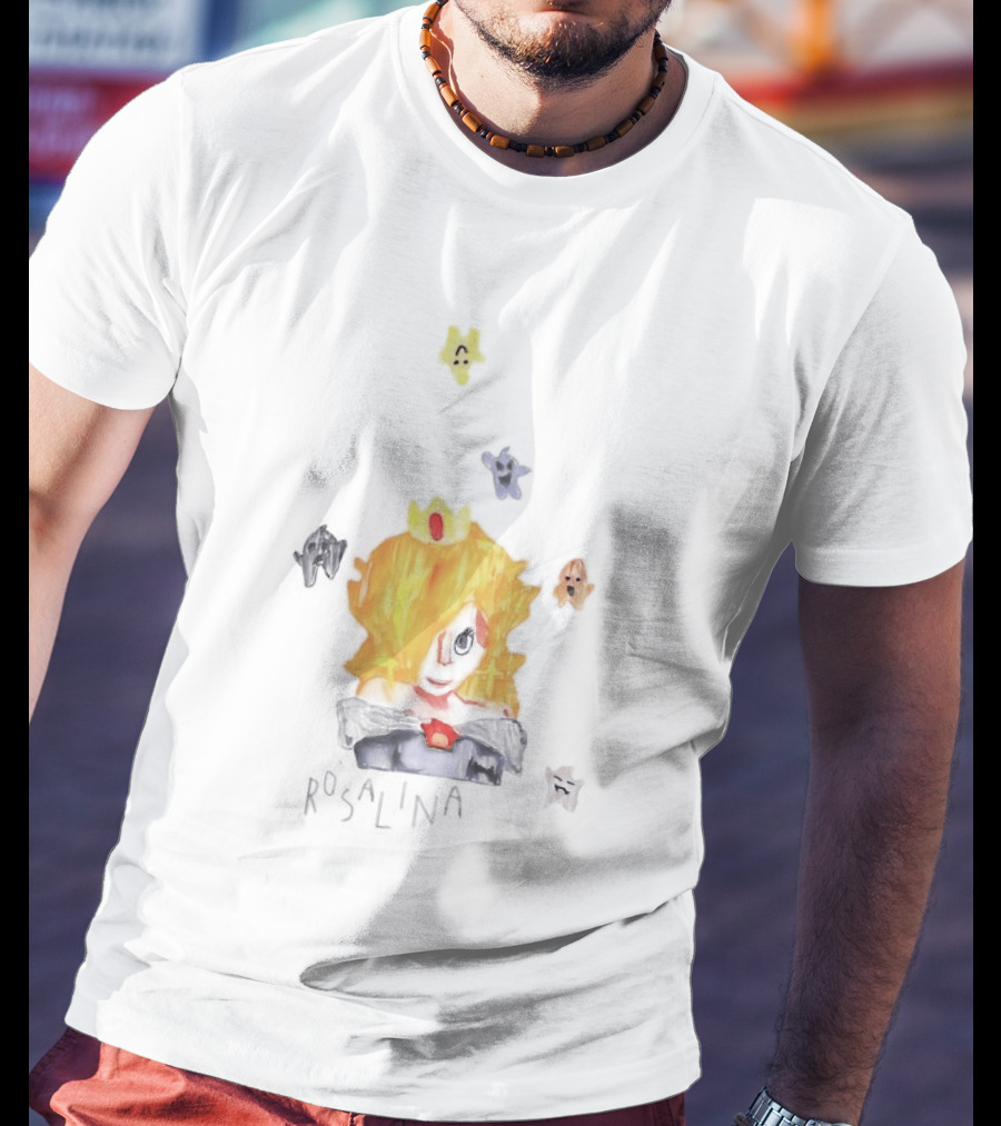 Rosa Lina Meme Yellow Star Crown Princess T-Shirt