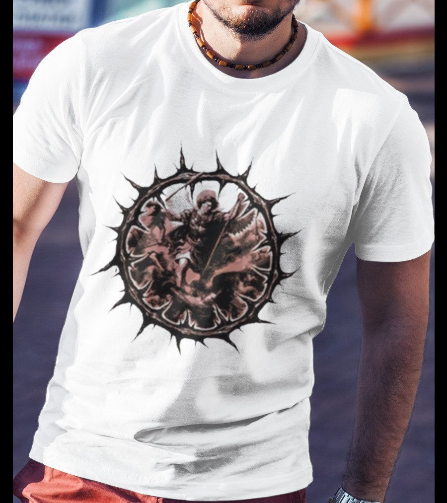 Guilt Trip Armour Of Angels 2026 AOA Embroidered Angelic Halo T-Shirt