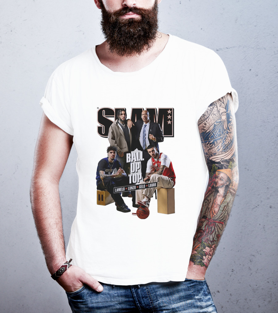Slam Ball Up Top LaMelo Lonzo Gelo LaVar T-Shirt