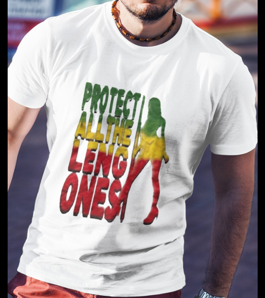 Protect All The Leng Ones Rasta T-Shirt
