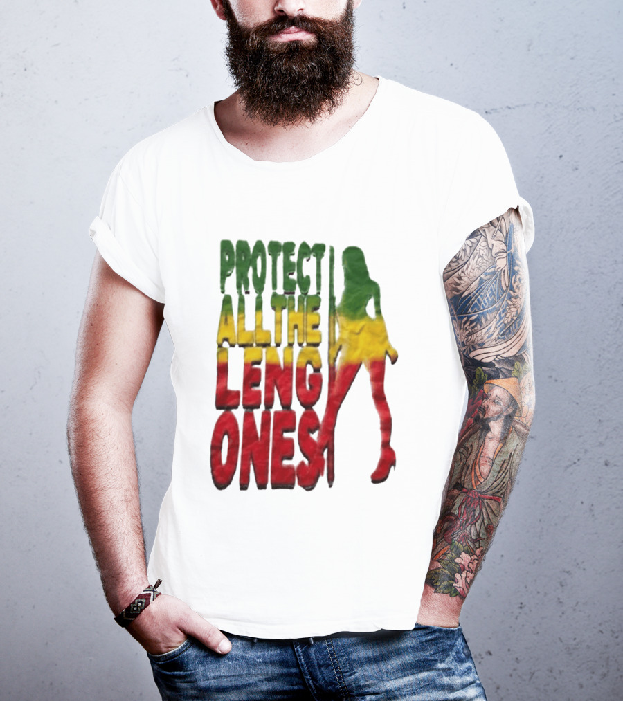 Protect All The Leng Ones Rasta T-Shirt