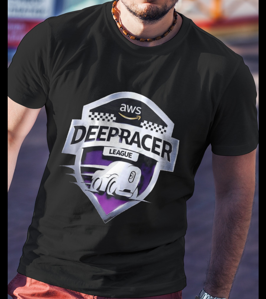 AWS DeepRacer League Shield Emblem Racing Championship T-Shirt