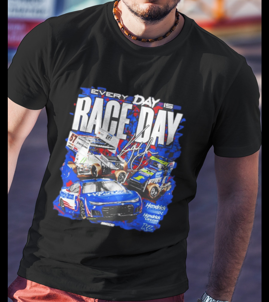 Hendrick Motorsports Every Day Is Race Day NASCAR Car Fans T-Shirt