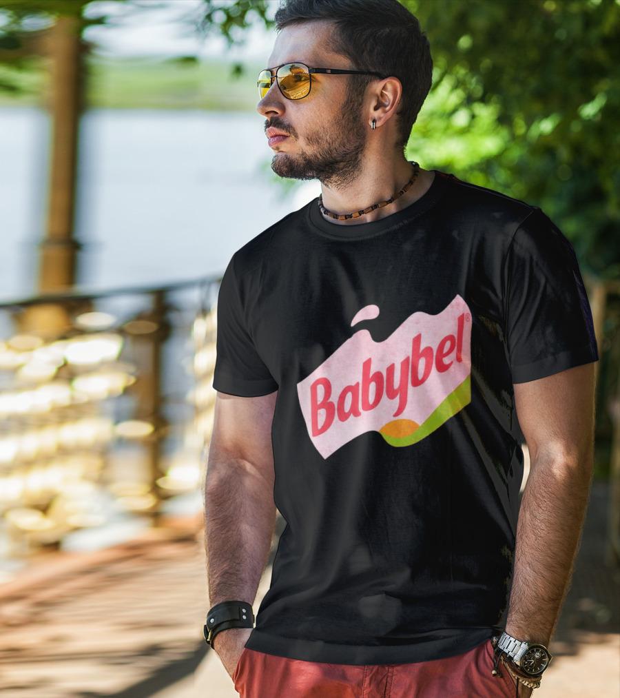 Babybel Snack Cheese Retro Style Branding T-Shirt