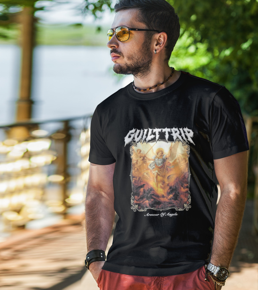 Guilt Trip Armour Of Angels Album Bundle Cover Archangel T-Shirt