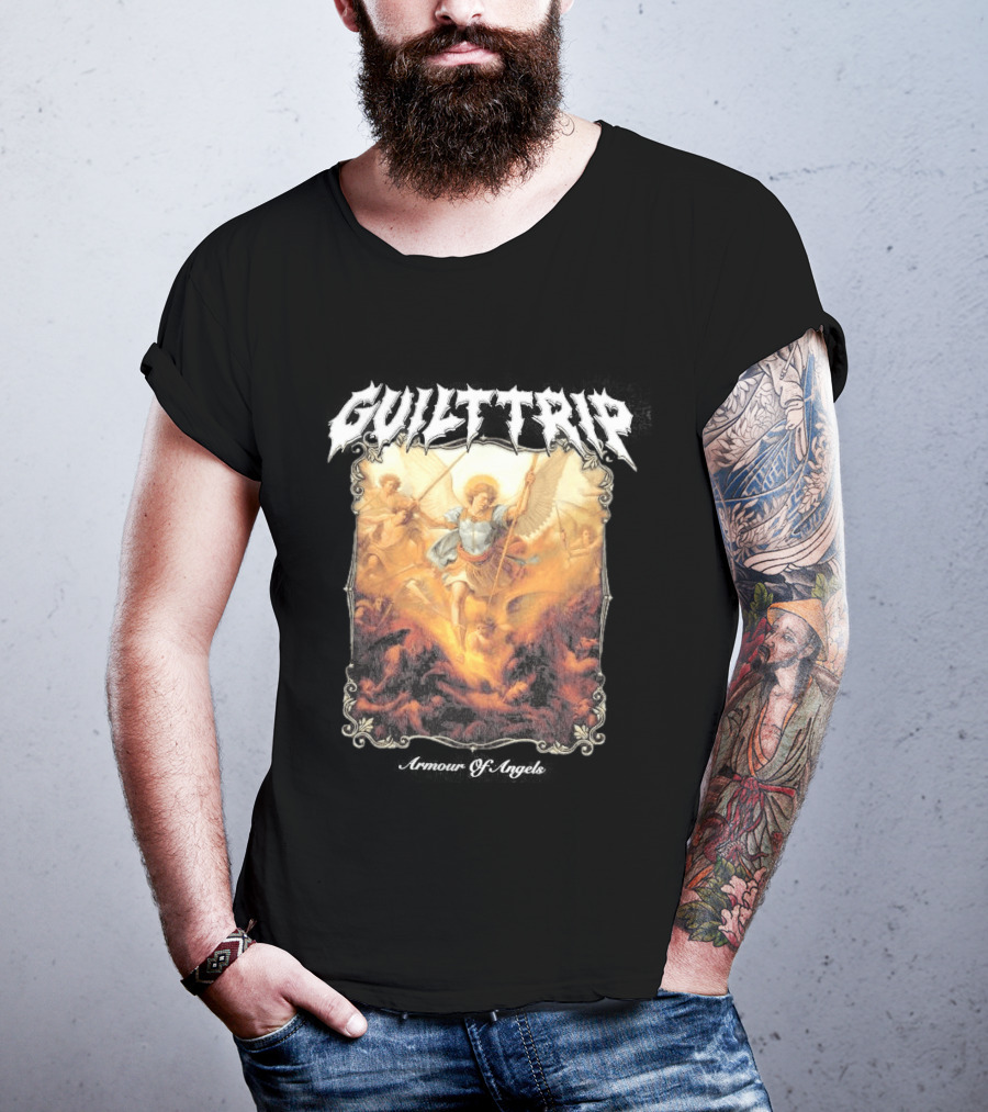 Guilt Trip Armour Of Angels Album Bundle Cover Archangel T-Shirt