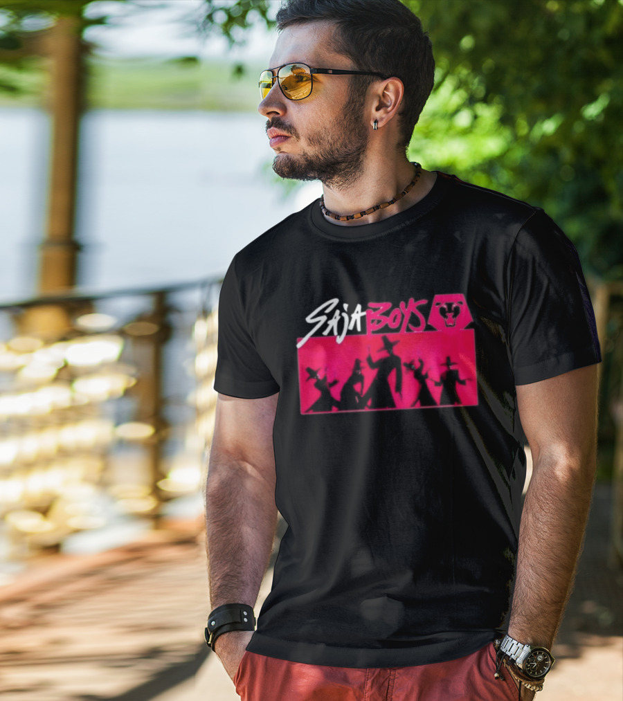 Saja Boys K Pop Demon Hunters Red T-Shirt