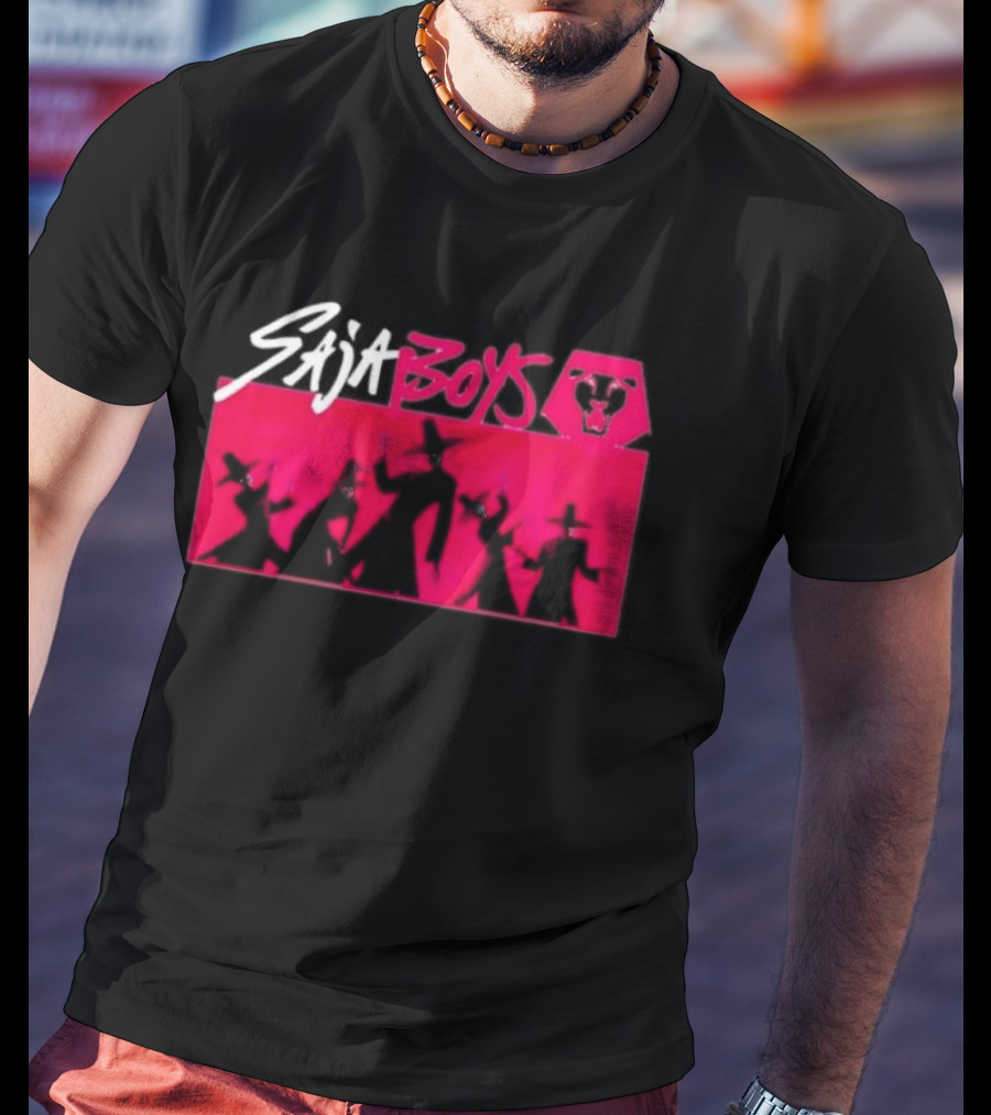 Saja Boys K Pop Demon Hunters Red T-Shirt