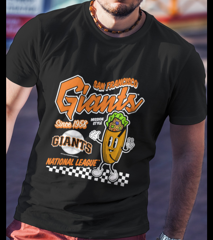 San Francisco Giants Mission Style Since 1958 National League T-Shirt