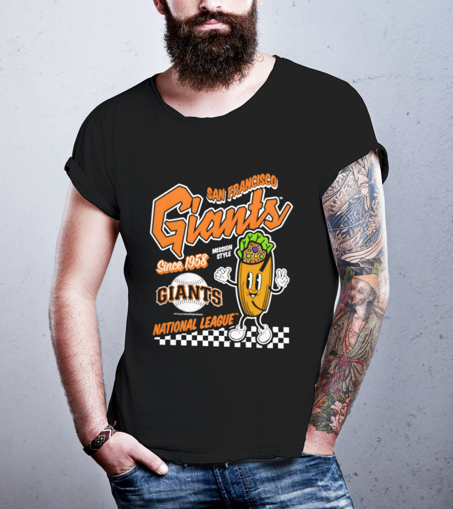 San Francisco Giants Mission Style Since 1958 National League T-Shirt