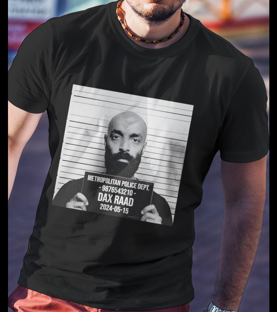 Metropolitan Police Dept Dax Raad 9876543210 Shot 2024 05 15 T-Shirt