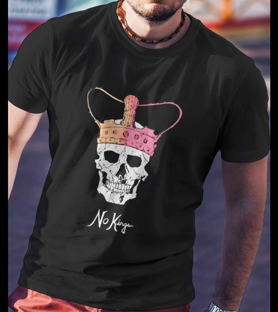 Skull No Kings Horror Crown T-Shirt