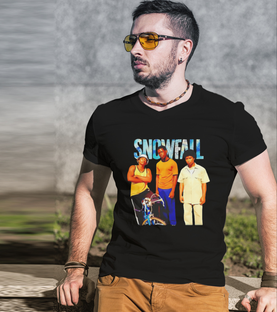 Snowfall 2017 TV Series Damson Idris Carter Hudson Gail Bean Actors T-Shirt