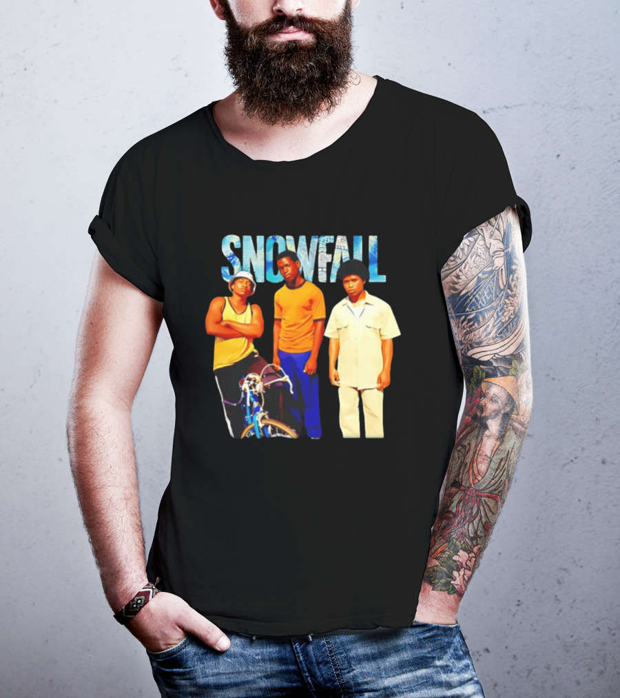 Snowfall 2017 TV Series Damson Idris Carter Hudson Gail Bean Actors T-Shirt
