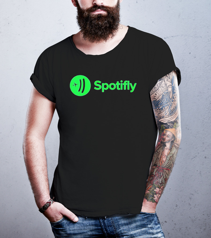 Spotifly 911 Parody Green Fly T-Shirt