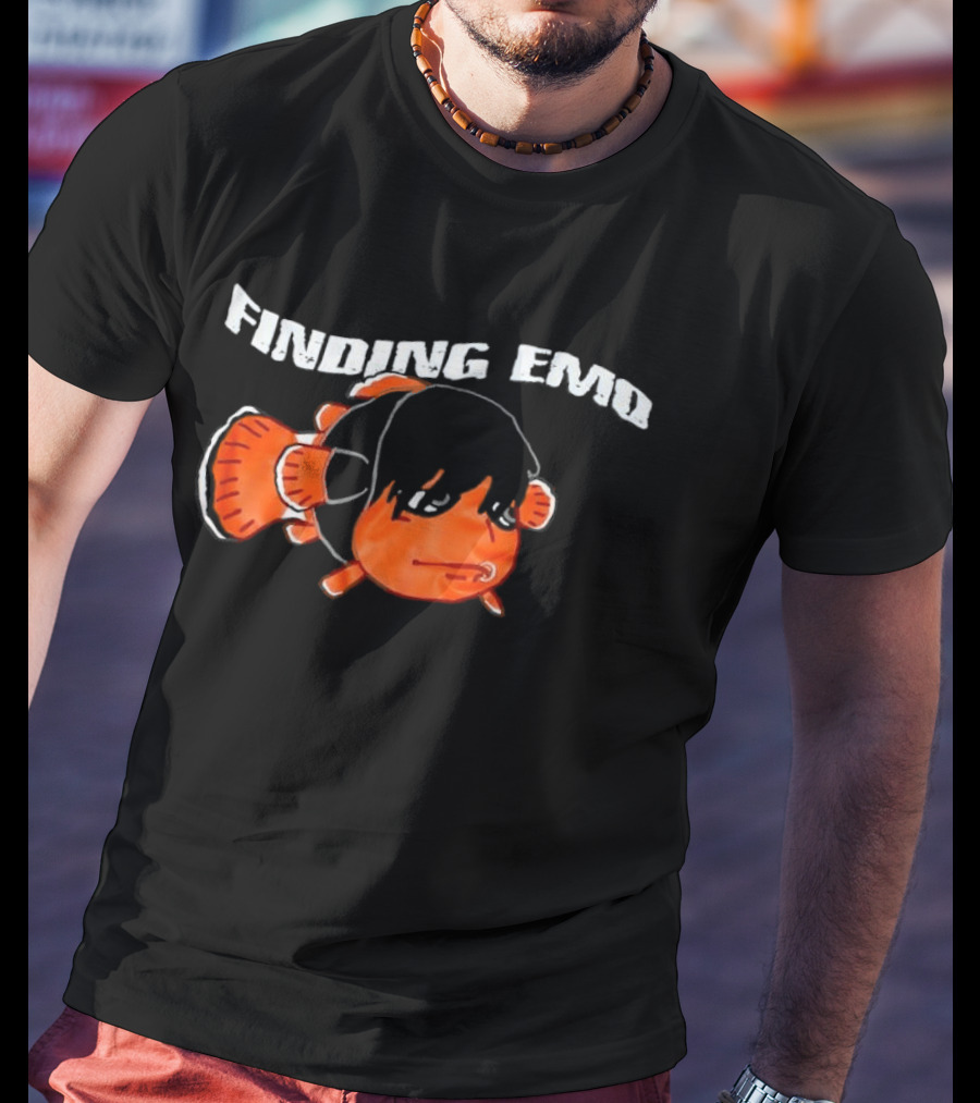 Finding Emo Clownfish Emo Hairstyle Playful Twist T-Shirt