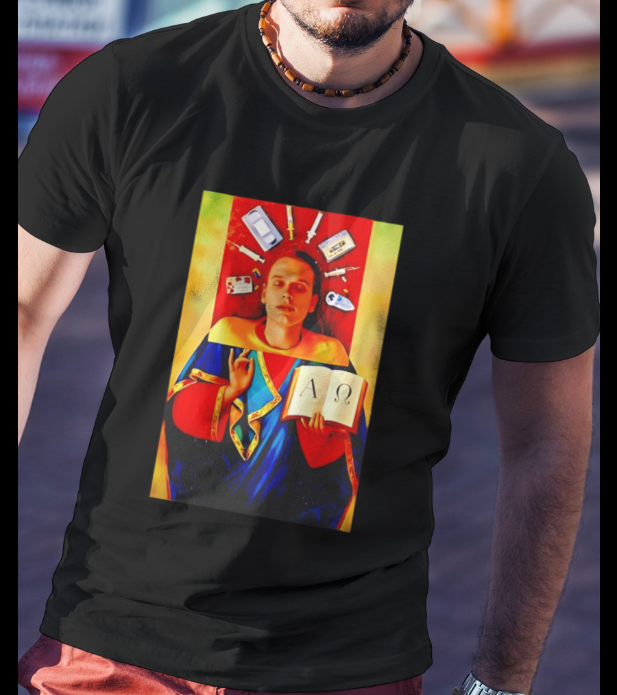 The Apostles Of Modernity Collage Meme Social Commentary Visual T-Shirt