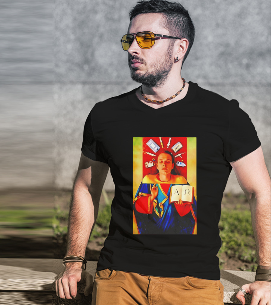 The Apostles Of Modernity Collage Meme Social Commentary Visual T-Shirt