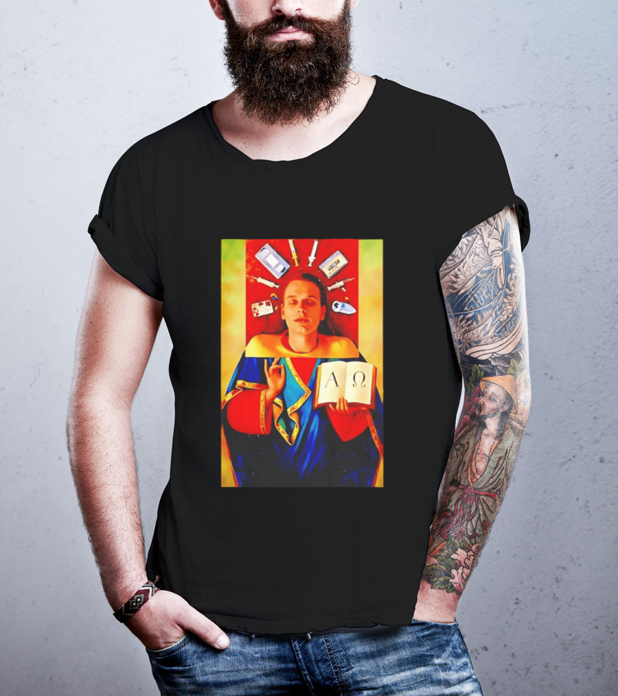 The Apostles Of Modernity Collage Meme Social Commentary Visual T-Shirt