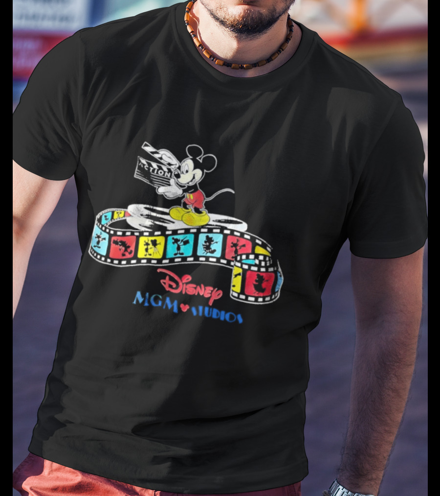 Disney MGM Studios Mickey Mouse Movie Magic Film Strip T-Shirt