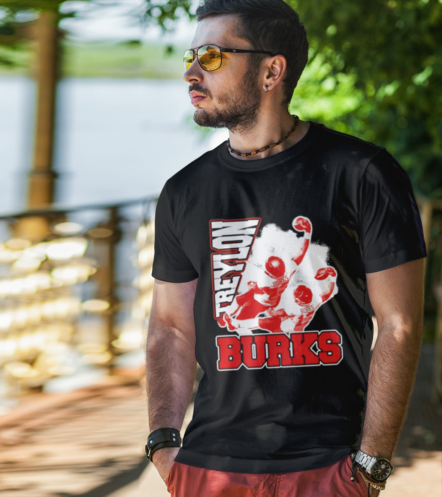 Treylon Burks Washington Commanders Burks Football Action T-Shirt