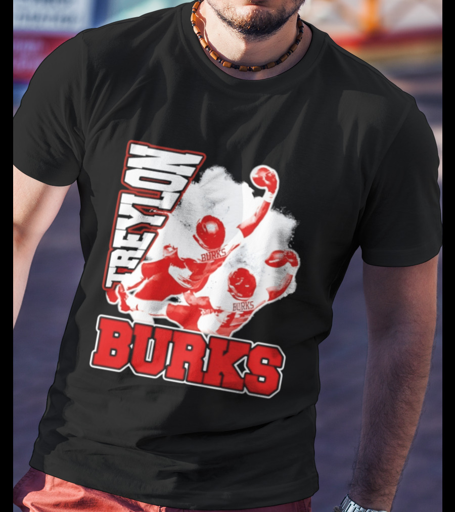 Treylon Burks Washington Commanders Burks Football Action T-Shirt