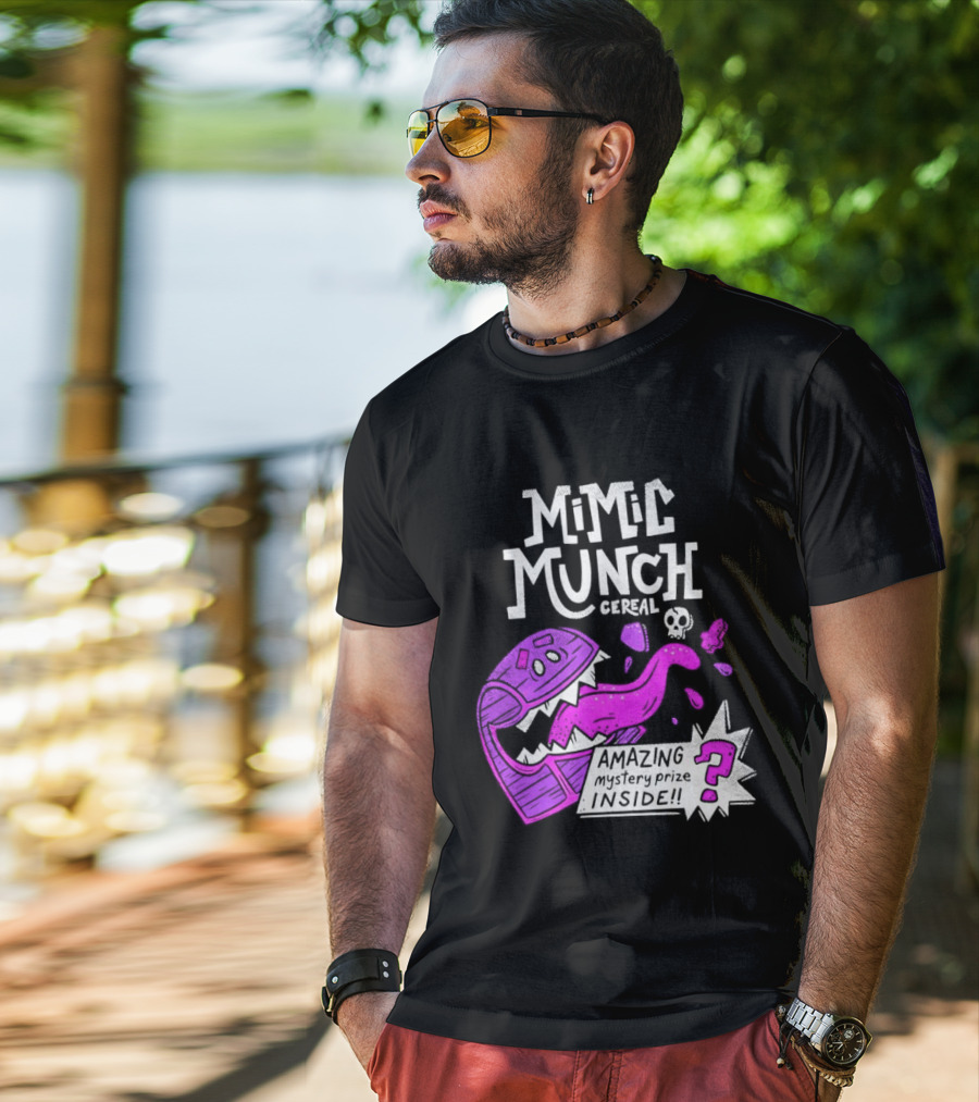 Mimic Munch Cereal Amazing Mystery Prize Inside Dungeons And Dragons T-Shirt