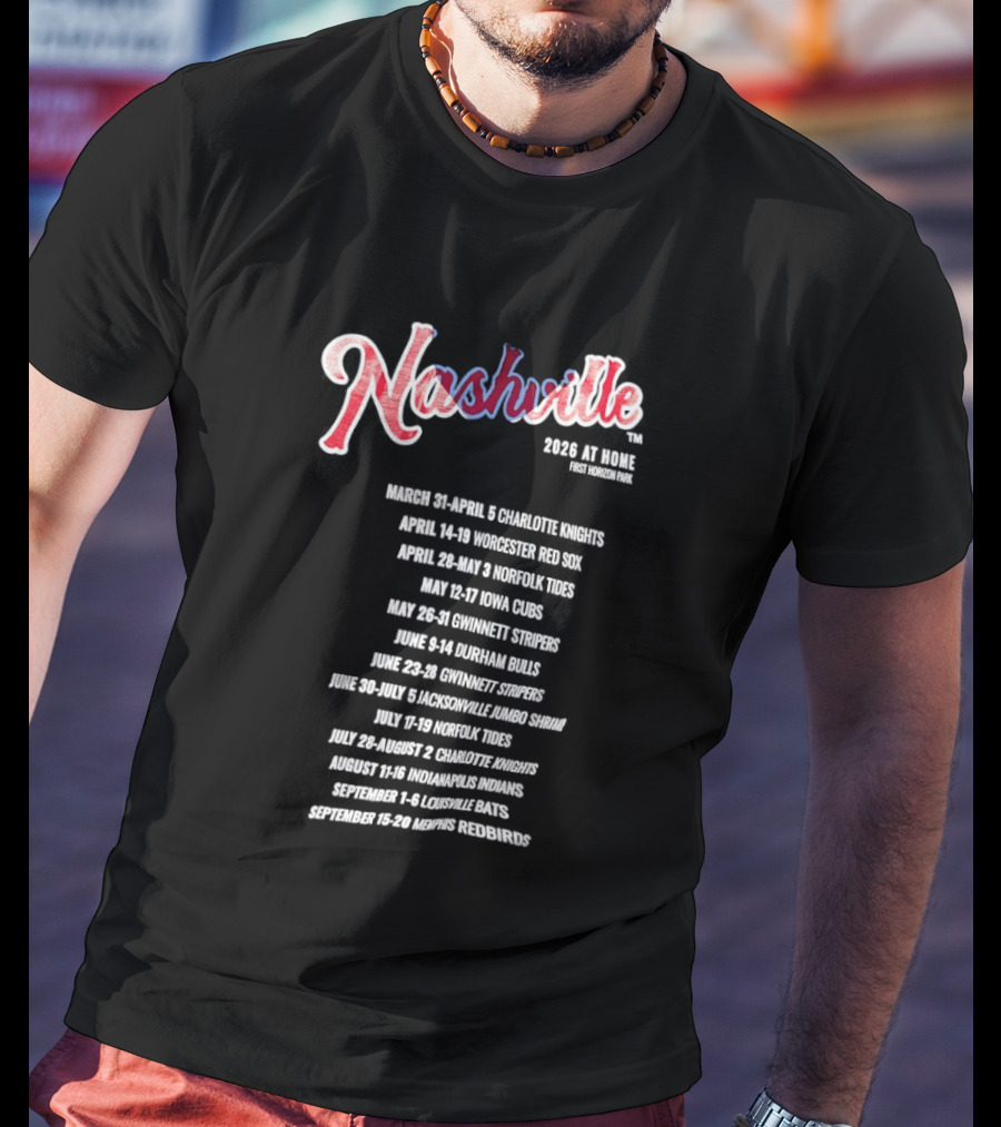 Nashville Home Show 2026 First Horizon Park Tour Dates And Locations T-Shirt