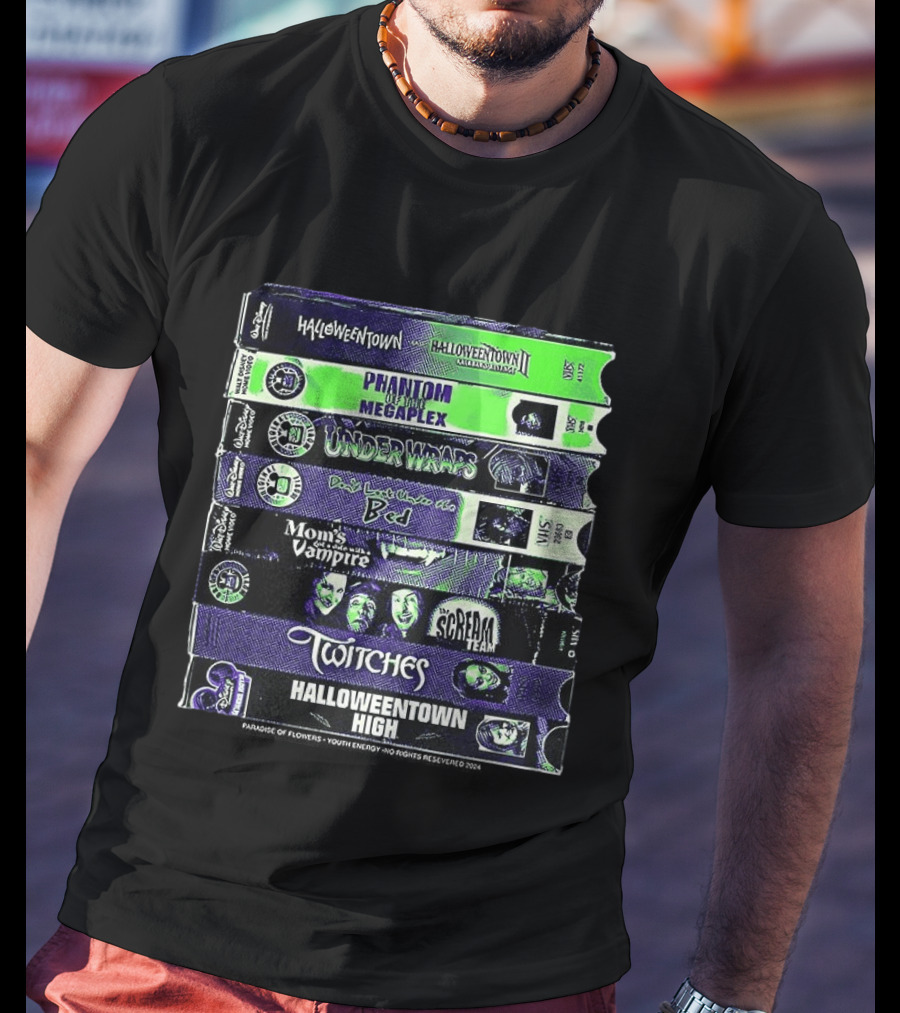 Halloweentown Movie Collection VHS Tapes Disney Channel Halloween Classics T-Shirt