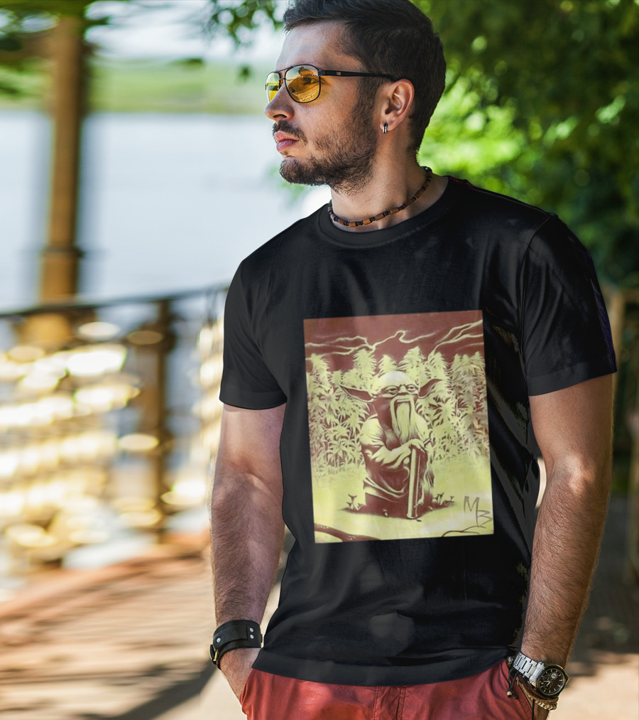 Yoda Star Wars Spliff Meme MZ T-Shirt