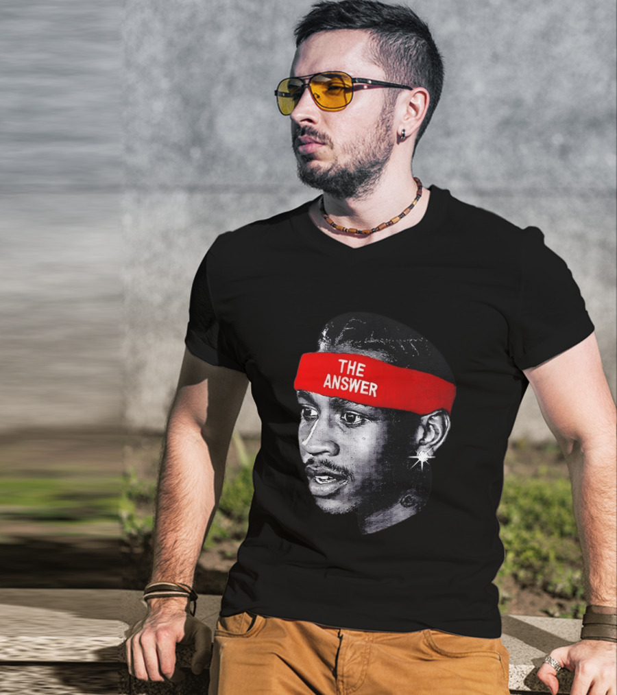 Allen Iverson The Answer Basketball Legend T-Shirt
