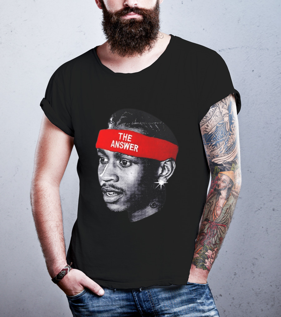 Allen Iverson The Answer Basketball Legend T-Shirt