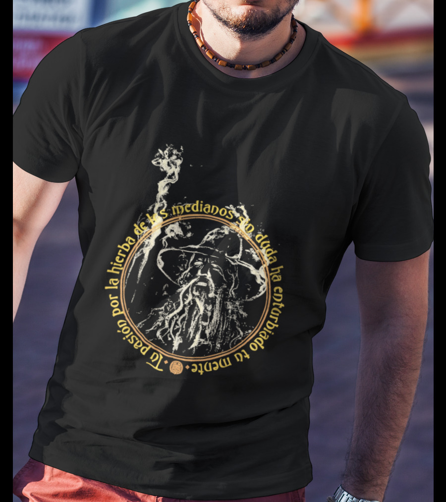 Gandalf Tu Pasion Por La Hierba De Los Medianos Sin Duda Ha Enturbiado Tu Mente T-Shirt