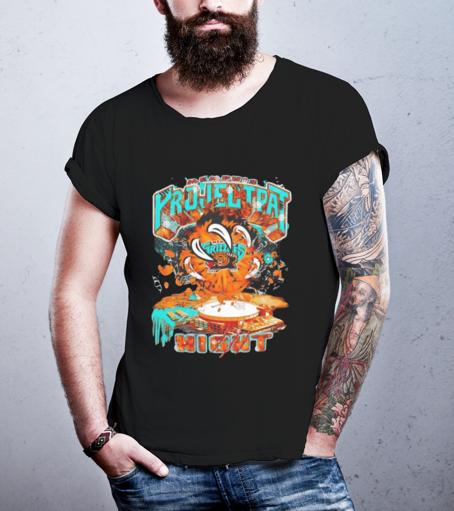 Memphis Grizzlies Project Pat Night Explosive Arena Event T-Shirt