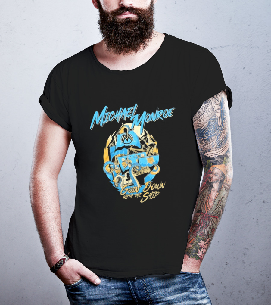Michael Monroe Underground Garage Cruise Festival 2026 Going Down With The Ship T-Shirt