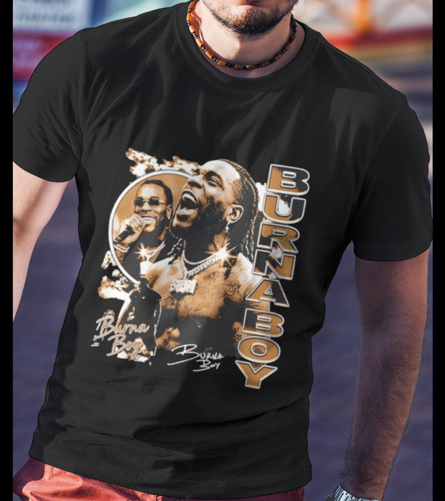 Burna Boy Iconic Music Lover Fan Merchandise T-Shirt