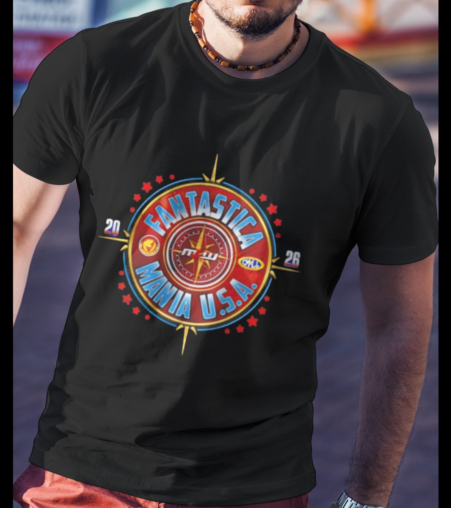 MLW Fantastica Mania USA 2026 Event Wrestling CMLL T-Shirt