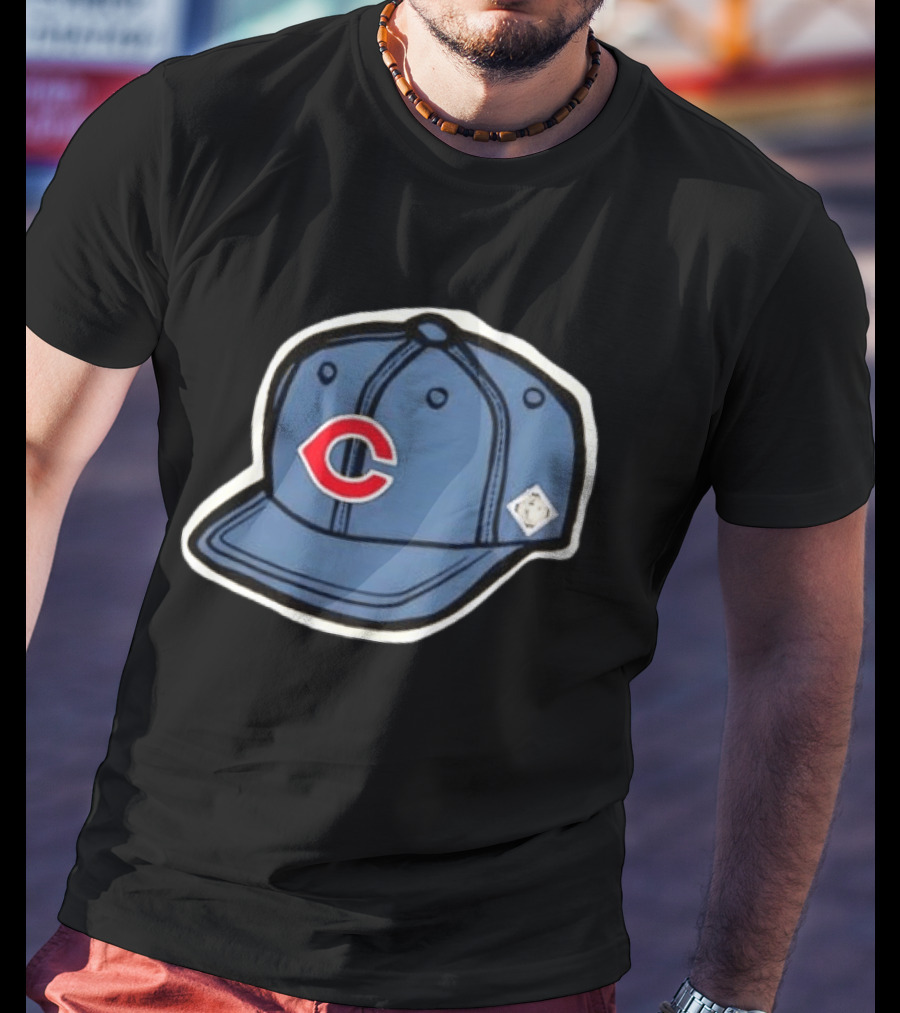 Chicago Cubs Cincinnati Tigers Negro League Cap With C Emblem Blue Hat T-Shirt