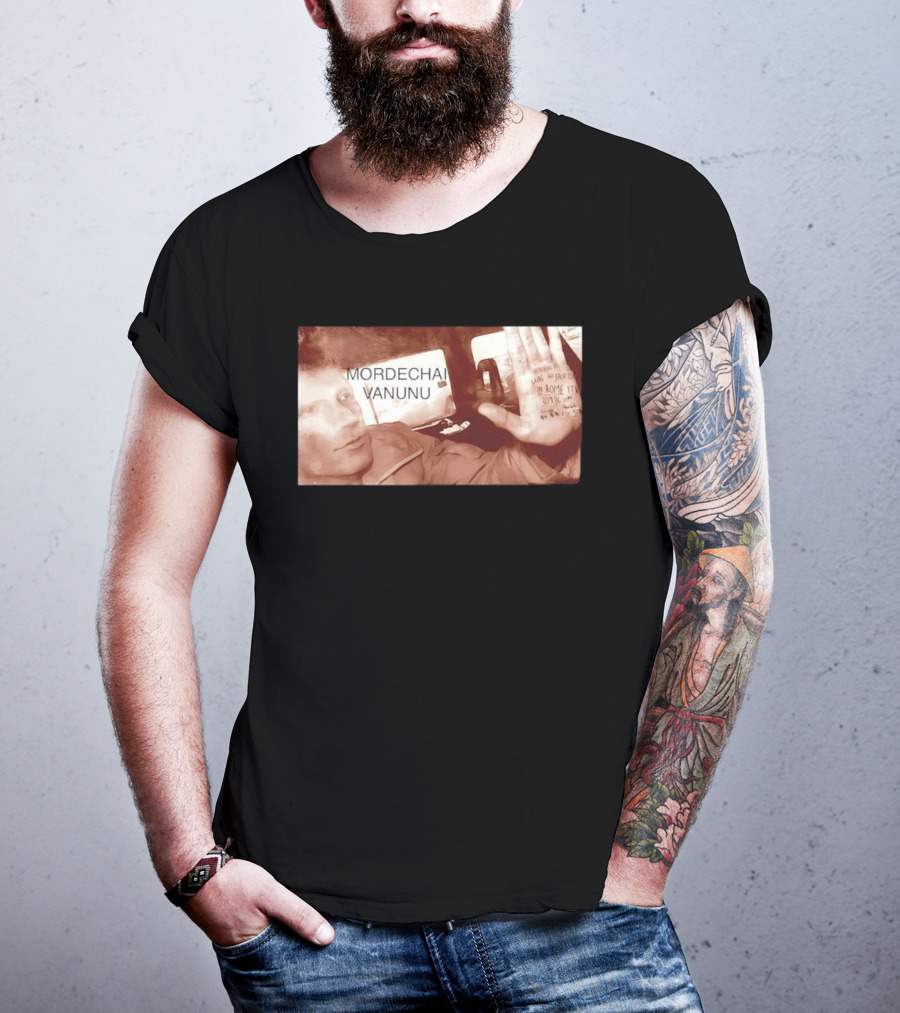 Mordechai Vanunu Kidnapped Rome 1986 Protest Message T-Shirt