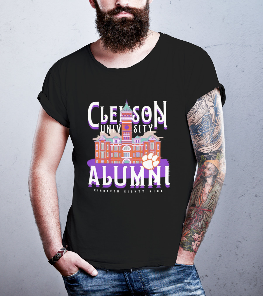 Clemson University Alumni Eighteen Eighty Nine Campus Tigers T-Shirt