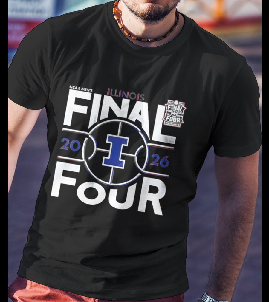 Illinois Illini 2026 Final Four March Madness Men's Basketball T-Shirt